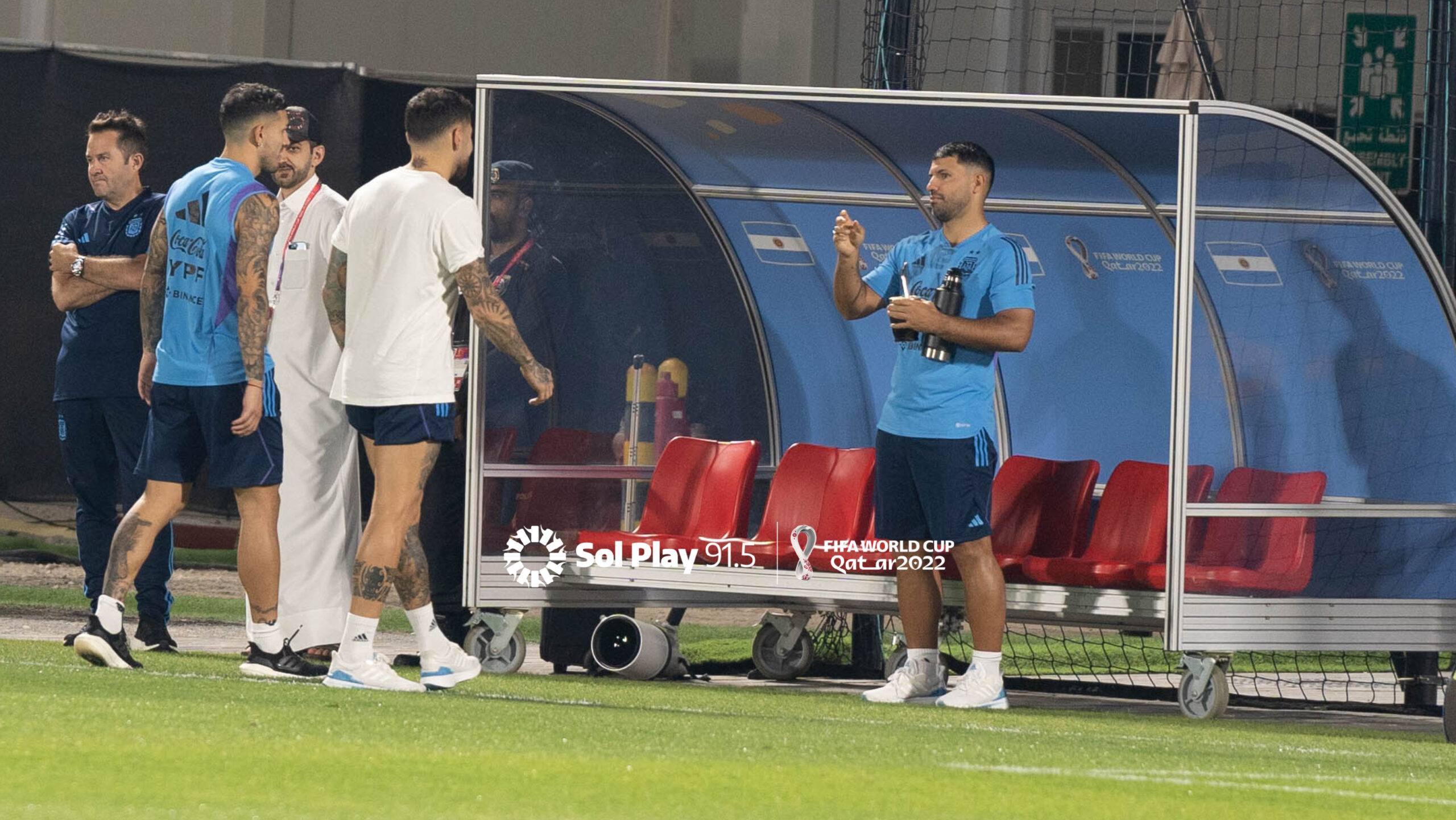 El Kun Ag Ero Apareci En El Entrenamiento De La Selecci N Argentina En