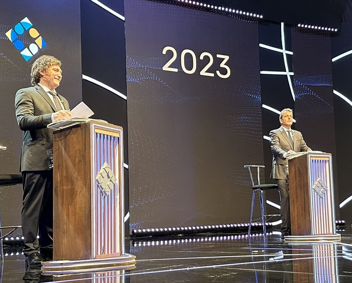 Elecciones 2023 Massa Y Milei Se Enfrentaron En El Debate Presidencial