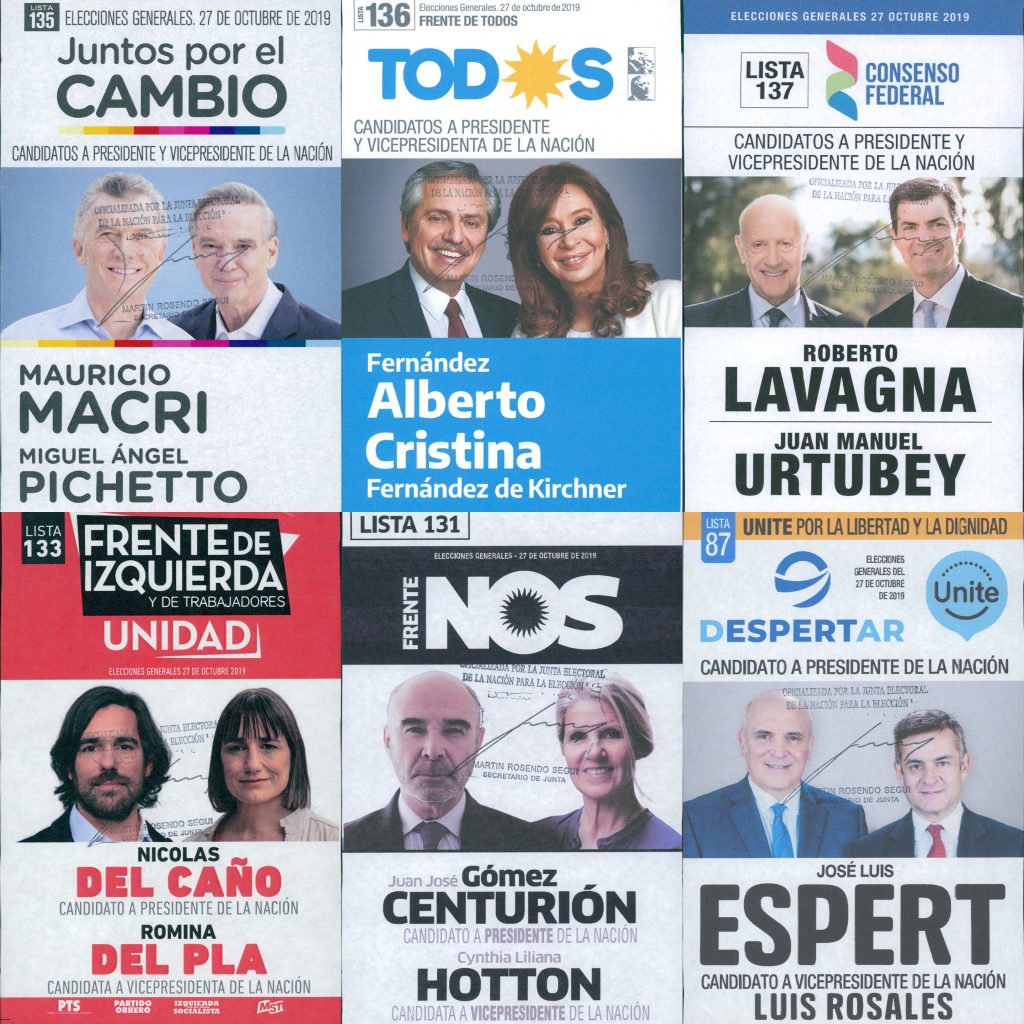 Elecciones 2019: Así Serán Las Boletas De Candidatos A Presidente Que ...