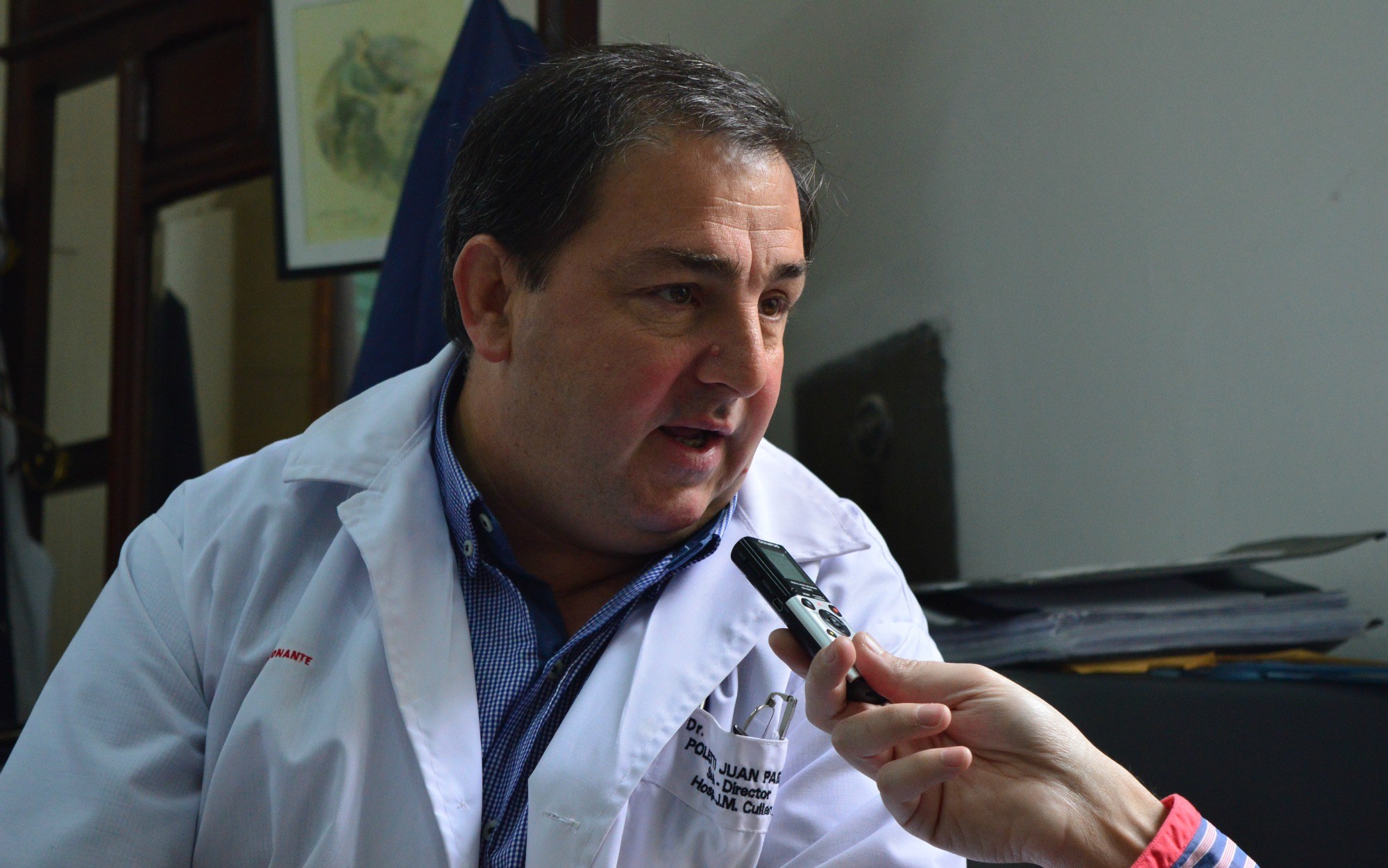 Dr. Juan Pablo Poletti, director del Hospital Cullen.