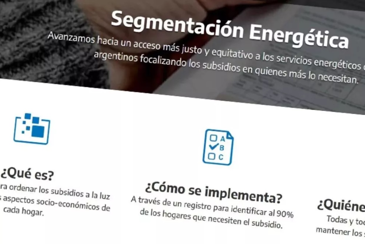 Subsidios Continúa Abierta La Inscripción Para La Segmentación Energética Sol Play 915 1019